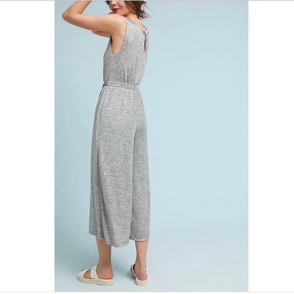 NWOT Meadow Rue Alchemist Metallic Jumpsuit Anthro - Picture 6 of 7